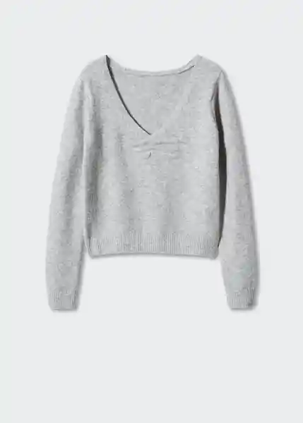 Saco Jersey Kylie Gris Claro Vigoré Talla S Mujer Mango