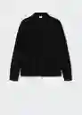 Sudadera Clea Negro Talla Xxl Hombre Mango