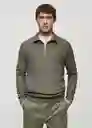 Buzo Jersey Tenp Oliva Talla L Hombre Mango