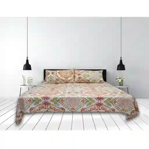 Sábana Cama Sencilla Estampado Mandala