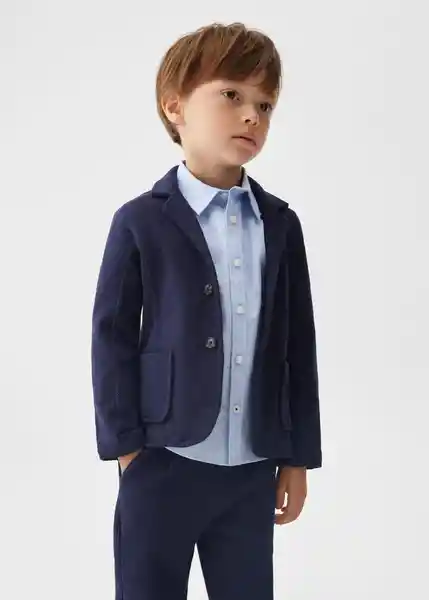 Abrigo Americana Harryn Marino Talla 67 Niños Mango