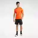 Reebok Short Running Para Hombre Negro Talla M