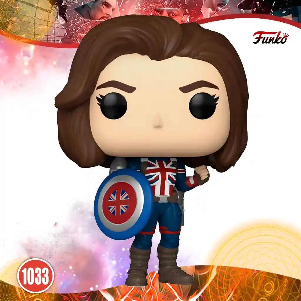 Funko Pop! Figura Colección Marvel Doctor Strange Capitán Carter