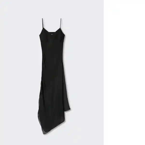 Vestido Misses Negro Talla M Mujer Mango