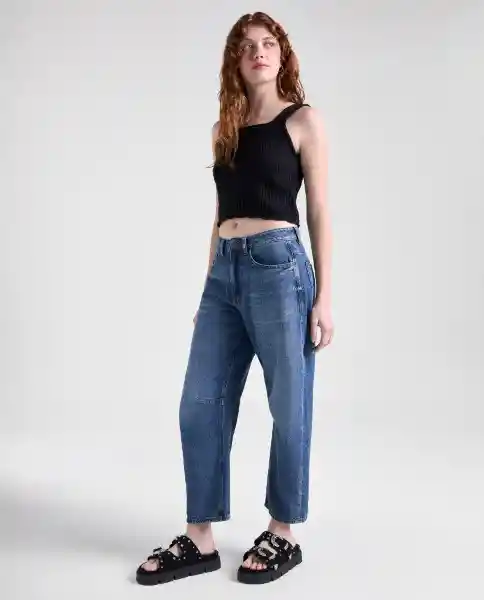 Camisa Mujer Negro Talla XS 619G009_NEG194007 Americanino