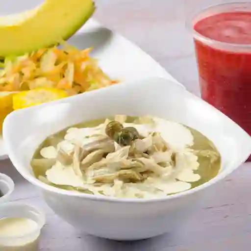 Combo 2 Ajiacos Caseros + 2 Bebidas