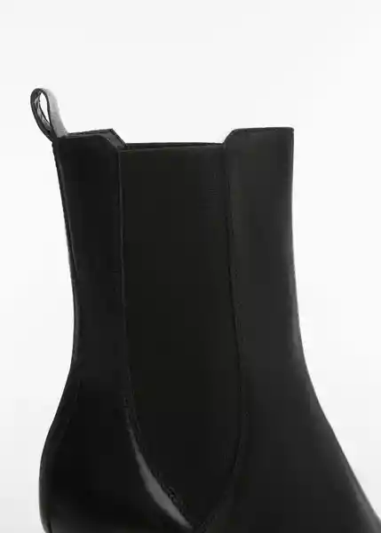Botines Bandy Negro Talla 36 Mujer Mango