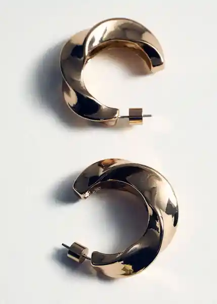 Pendientes Laura Oro Talla 99 Mujer Mango