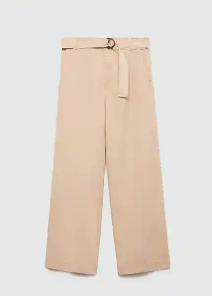 Pantalón Lea Arena Talla M Mujer Mango