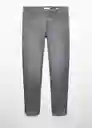 Pantalón Jean Jan Tejano Gris Talla 48 Hombre Mango