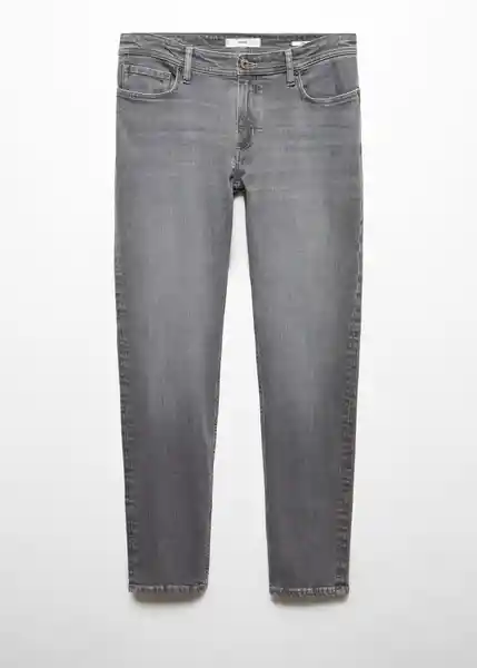 Pantalón Jean Jan Tejano Gris Talla 48 Hombre Mango