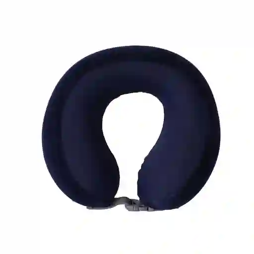 Almohada Viaje Espuma Viscoelástica Azul Marino Serie Miniso