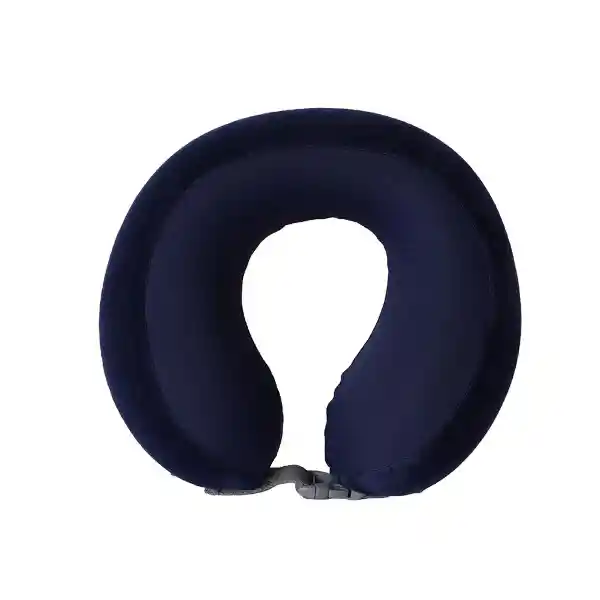 Almohada Viaje Espuma Viscoelástica Azul Marino Serie Miniso