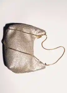 Bolso P Sasha Oro Talla 99 Mujer Mango