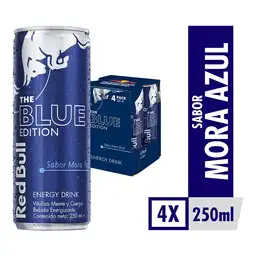 Red Bull Pack Bebida Energizante Blue Edition Mora Azul