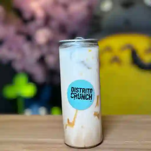 Latte macchiato frío en lata