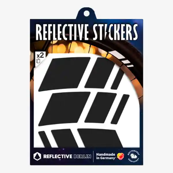 Reflective Berlín Sticker Racer Reflect Negro