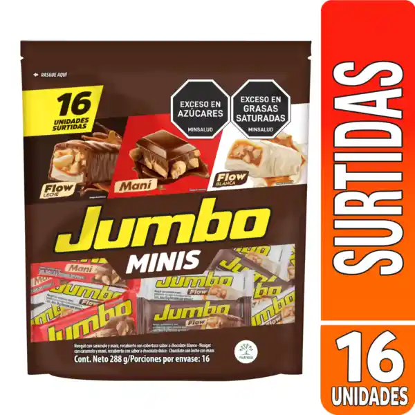 Jumbo Barras de Chocolatina Surtidas Minis