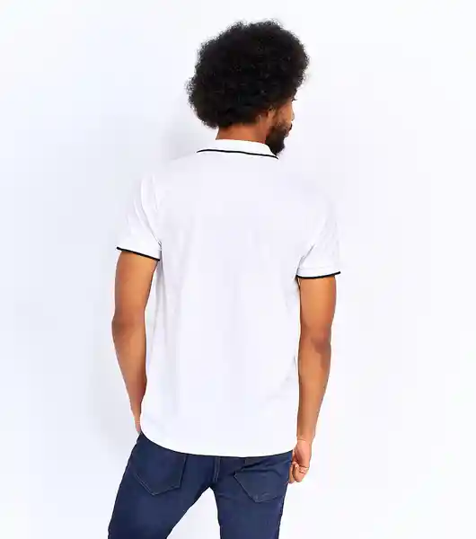 Girbaud Camiseta Polo Blanco Talla L 112214