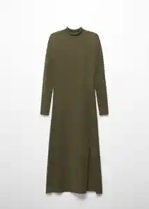 Vestido Percebe Khaki Talla 28 Mujer Mango