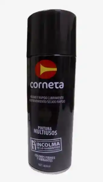 Corneta Pintura en Aerosol Color Rojo Fluorescente