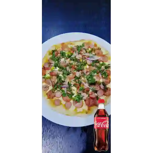 Combo Pizza Ranchera  + Coca Cola Sabor Original 500ml
