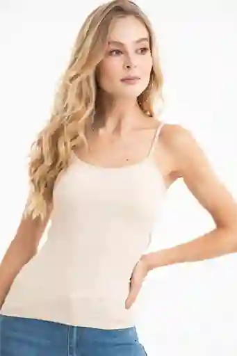 Top Penelope Color Beige Claro Talla S Ragged