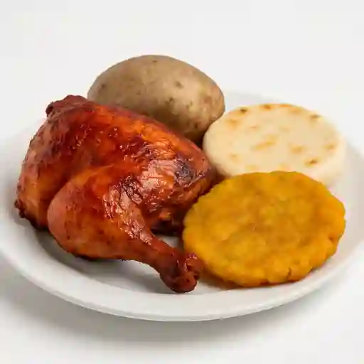 1/2 Pollo asado