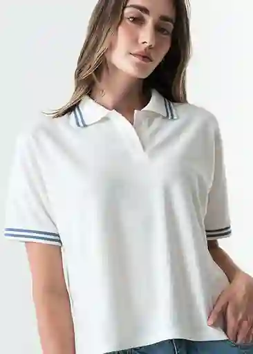 Camiseta Mujer Crudo Puro Claro Talla M 503G043 Naf Naf