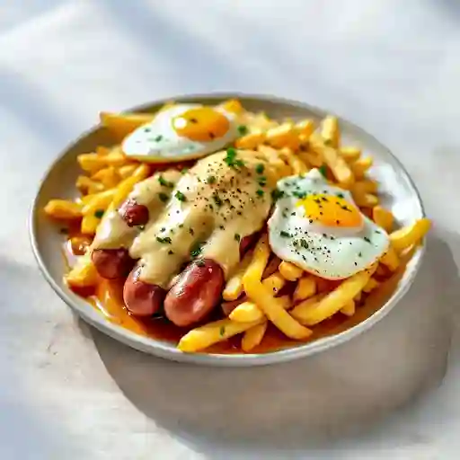 Salchipapa Americana Super Especial