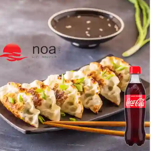 Combo Gyozas + Coca-Cola Sabor Original 400 ml