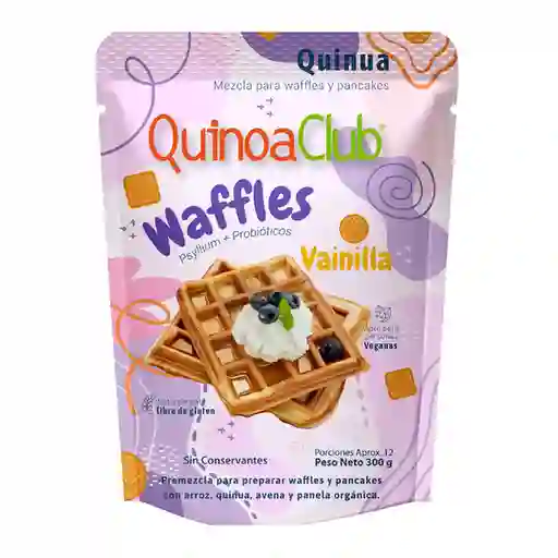Quinoaclub Mezcla Waffles Vainilla