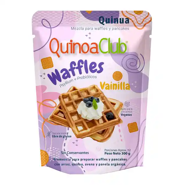 Quinoaclub Mezcla Waffles Vainilla