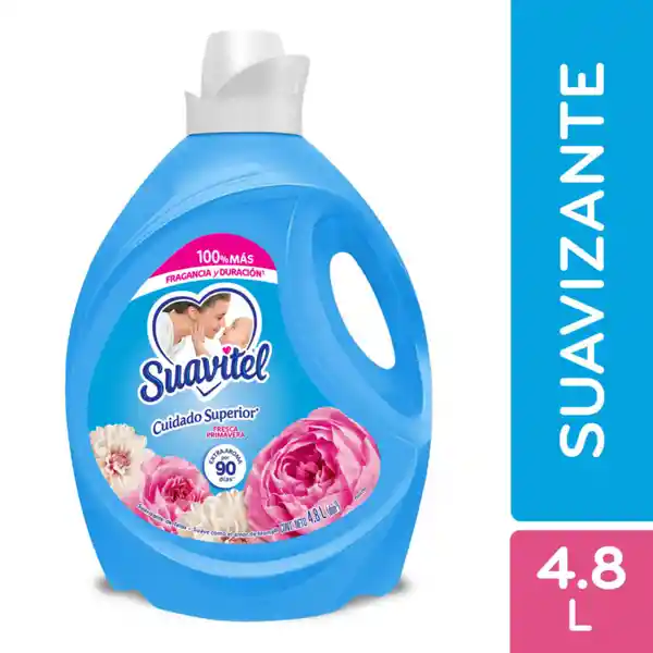 Suavizante Suavitel Cuidado Superior Fresca Primavera 4.8L