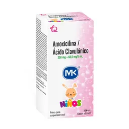 Mk Amoxicilina / Ácido Clavulánico (250 mg / 62.5 mg)