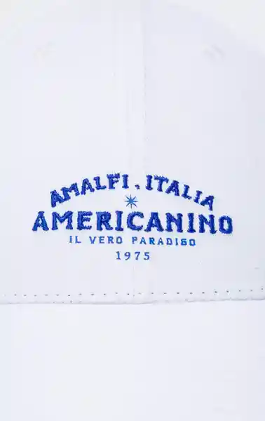 Gorra Unisex Blanco Talla M 752G513_BLA110601 Americanino