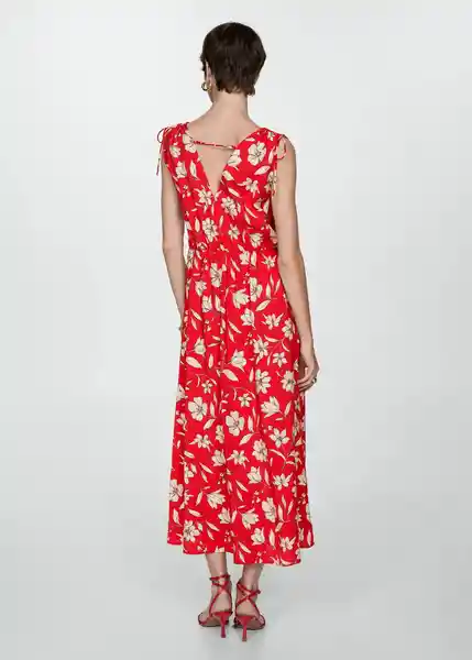 Vestido Fraterni Rojo Talla S Mujer Mango