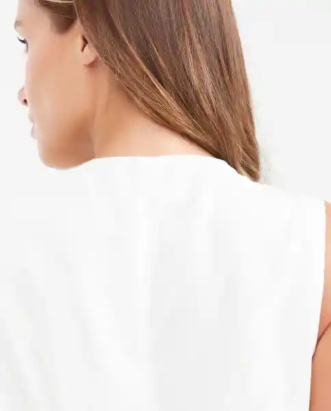 Camisa Linen Vest Crudo Pristino Claro Talla XS Chevignon