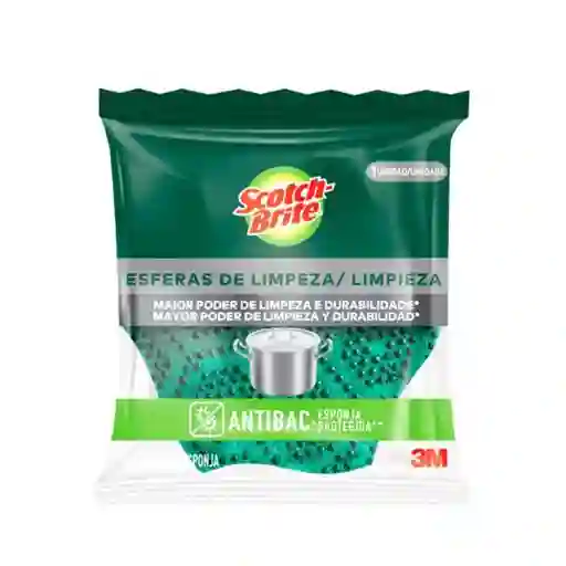 3M Scotch Brite Esponja de Fibra Esferas de Limpieza