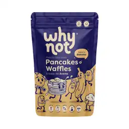 Why Not Mezcla Para Pancakes y Waffles de Avena Sabor Banano