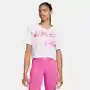 Nike Camiseta W Pro Grx Ss Para Mujer Blanco Talla S