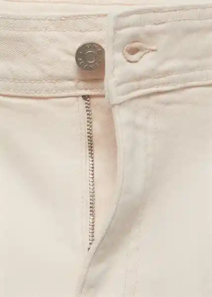 Jean Catherin Offwhite Talla 32 Mujer Mango
