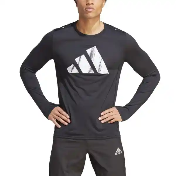 Adidas Buzo Run it Bos Para Hombre Negro Talla L