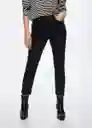 Jeans Claudia Tejano Negro Talla 40 Mujer Mango