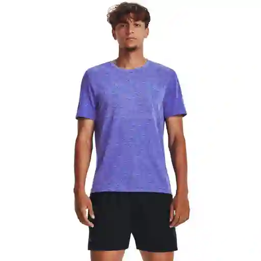 Under Armour Camiseta Seamless Stride Azul T LG Ref: 1375692-400