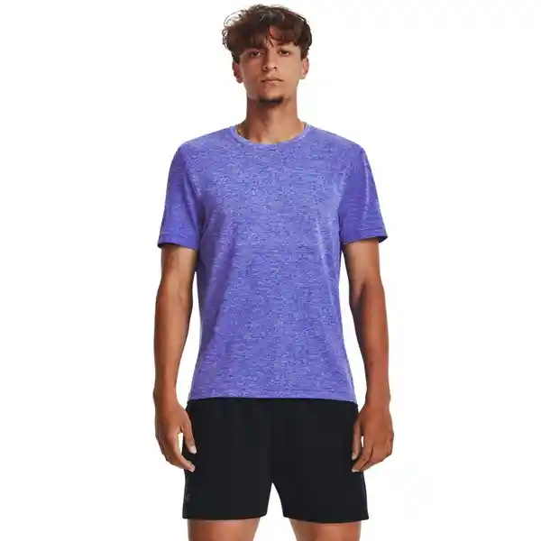 Under Armour Camiseta Seamless Stride Azul T LG Ref: 1375692-400