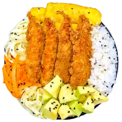 Bowl de Camarones Tempura