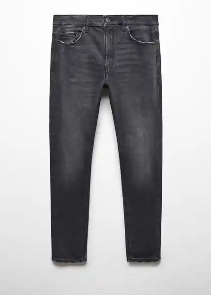 Jean Judein Tejano Gris Oscuro Talla 38 Hombre Mango