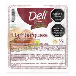 Deli Gourmet Hamburguesa Refrigerada