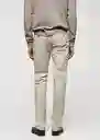 Pantalón Barnal Gris Talla 44 Hombre Mango